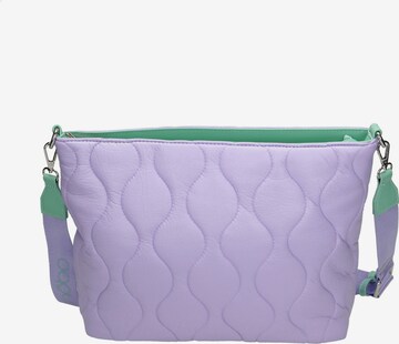 NOBO Crossbody Bag 'Quilted' in Purple: front