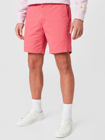 Polo Ralph Lauren Regular Chino 'BEDFORD' in Rood: voorkant