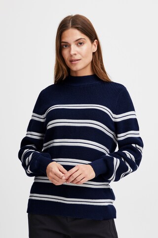 Fransa Sweater in Blue: front