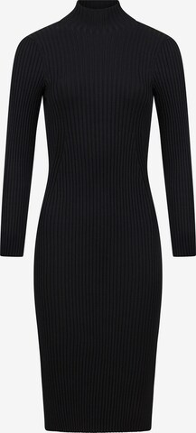 Young Poets Knitted dress ' Lea rib 224 ' in Black: front