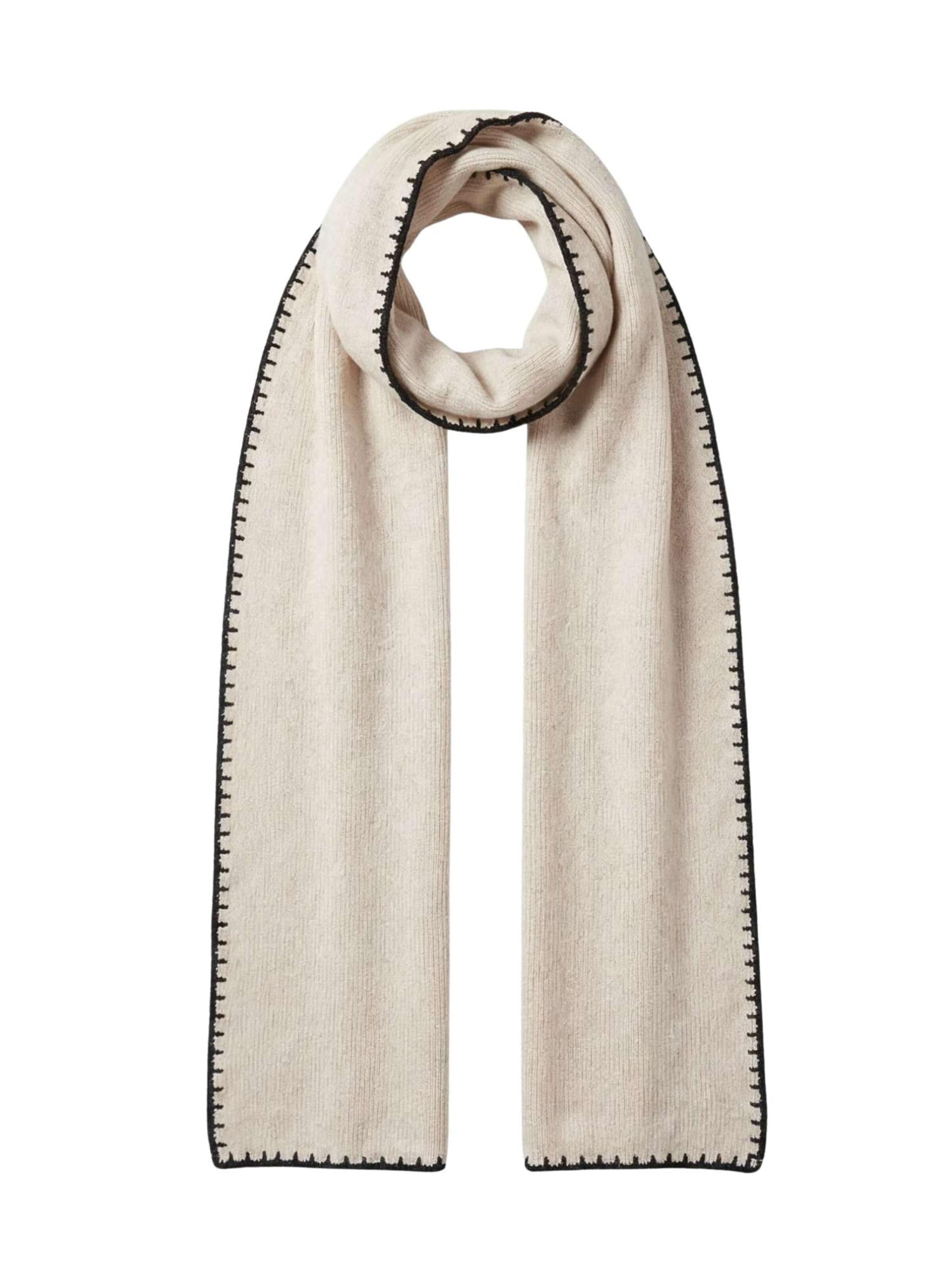 Écharpe Deeluxe en beige : devant
