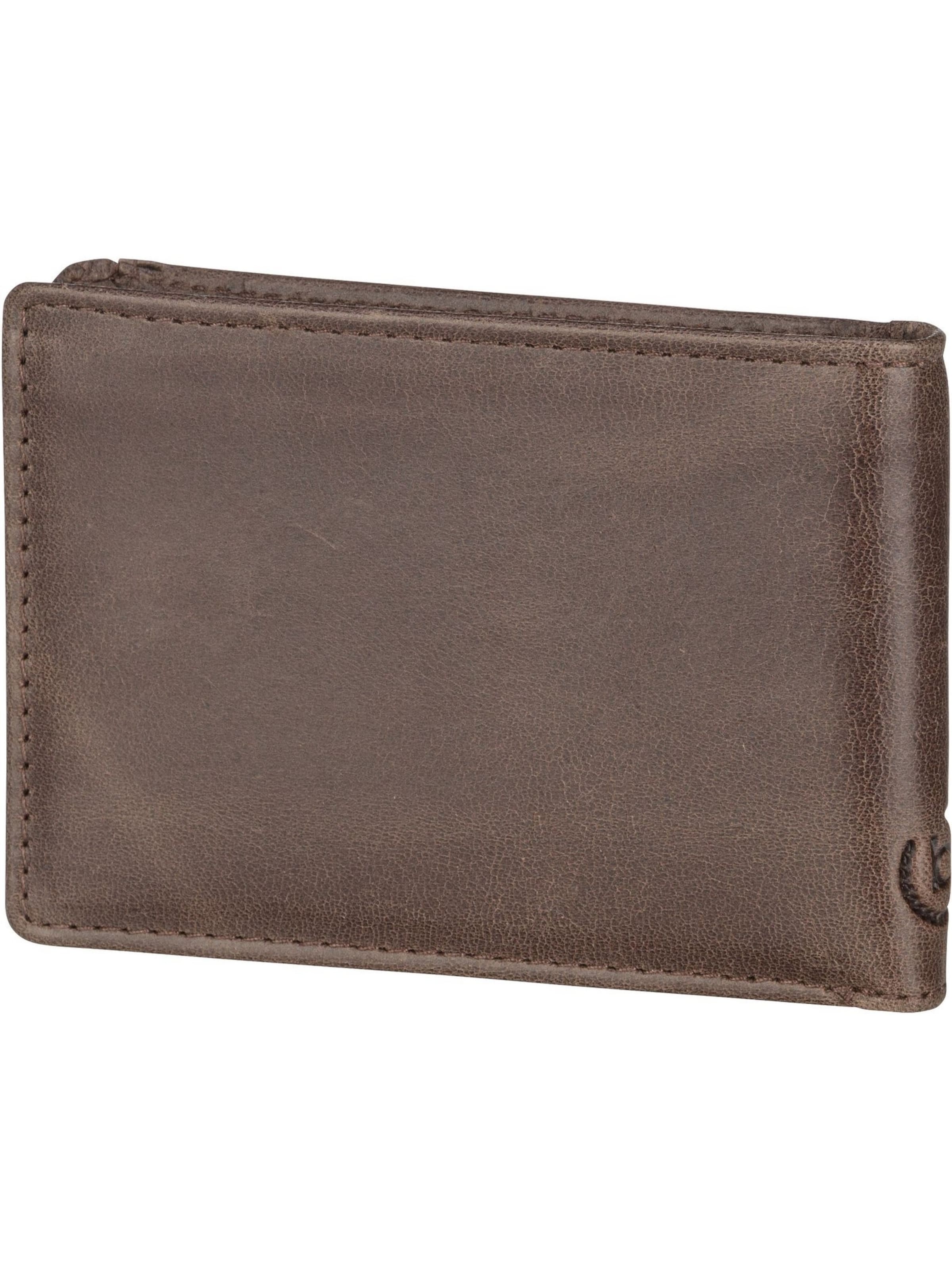 Portamonete 'Volo' di bugatti in marrone