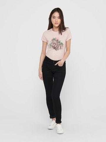 ONLY T-Shirt 'Lena' in Pink