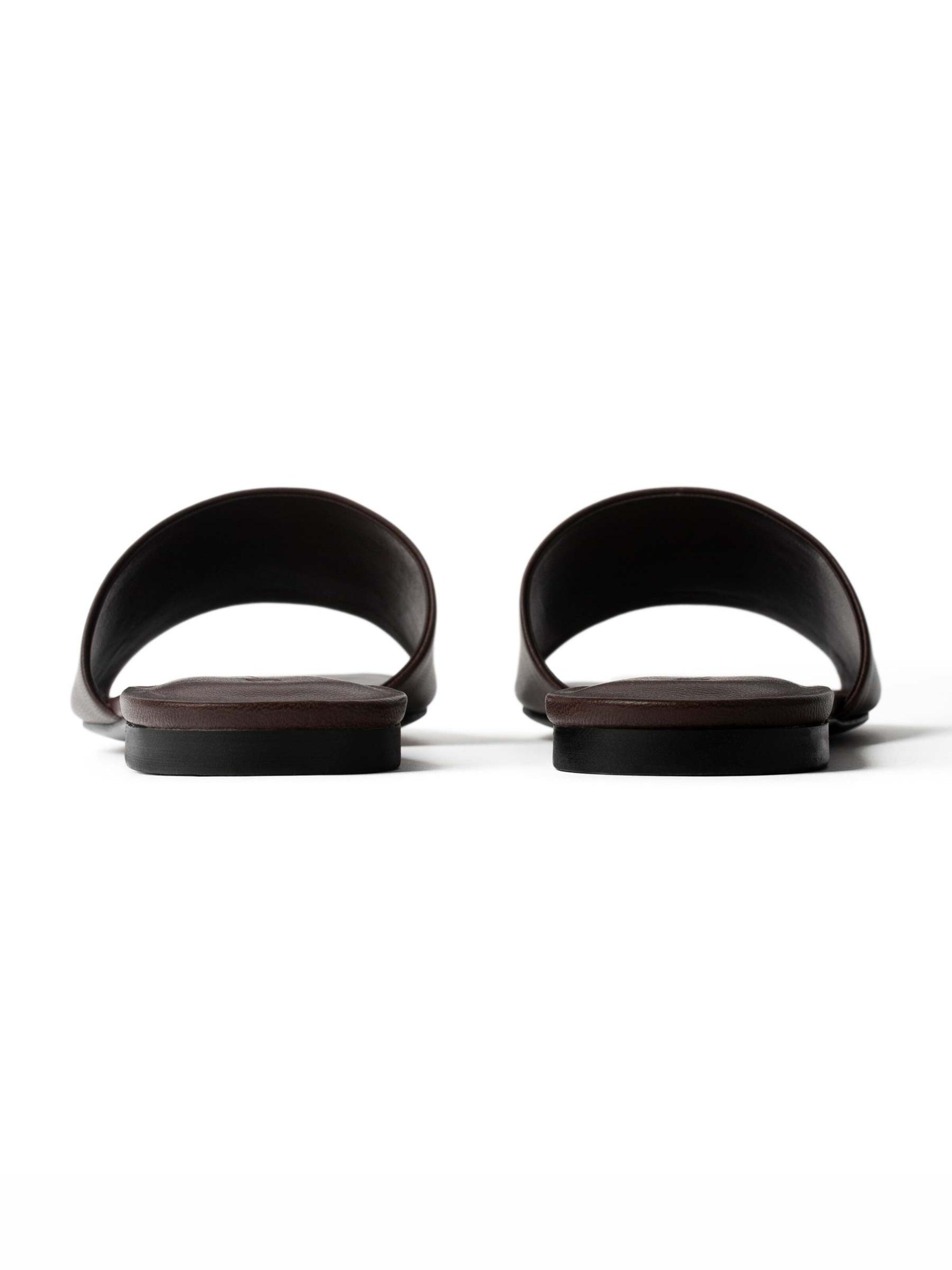 Pantoufle 'ALL THE COLORS FADE' L37 HANDMADE SHOES en marron