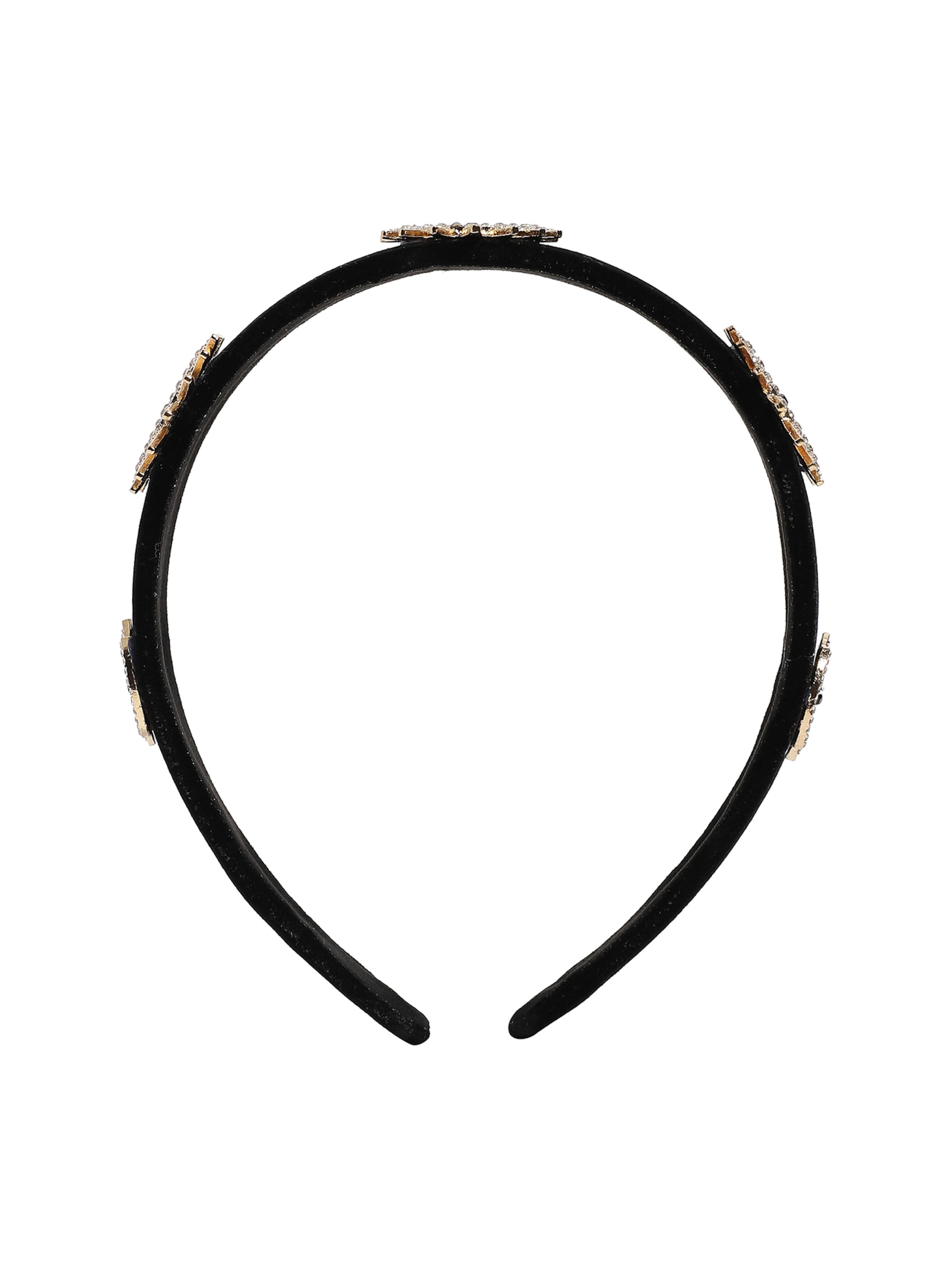 Ornement pour cheveux 'Saahin' SOHI en noir : devant