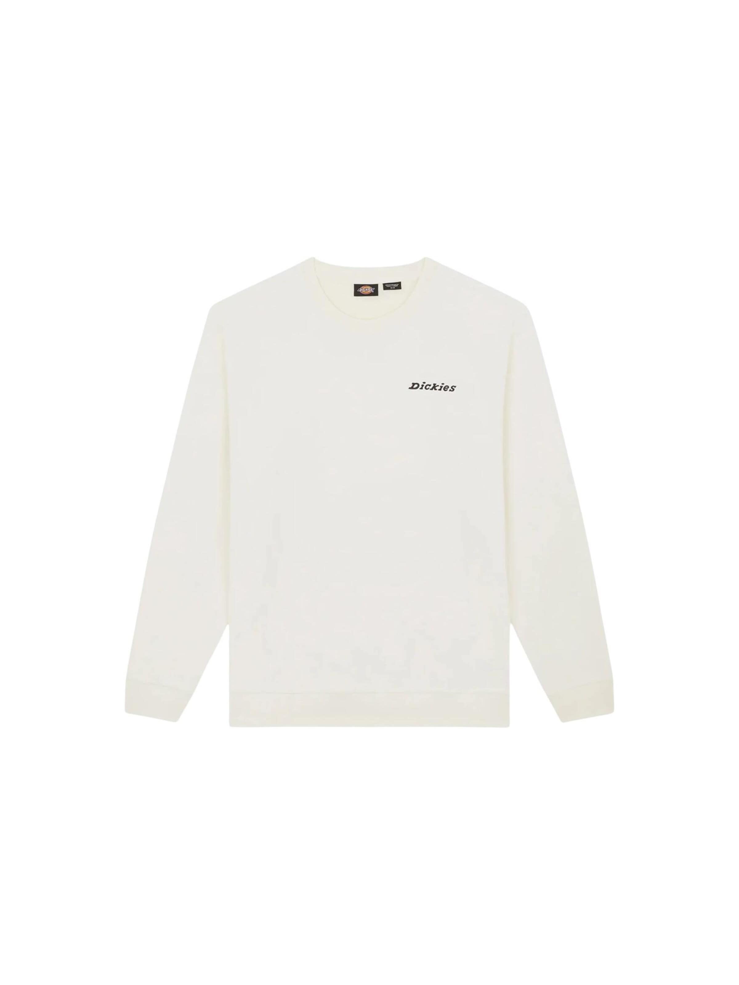 DICKIES Sweatshirt 'LORETTO' i vit: framsida