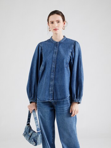 & Other Stories Blouse in Blue: front