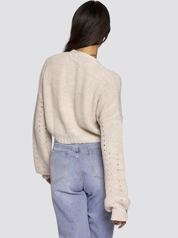 FRESHLIONS Knit Cardigan ' Josephine ' in Beige