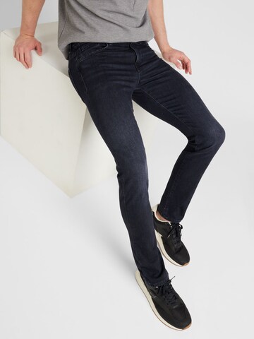 Coupe slim Jean 'DELAWARE' BOSS en noir