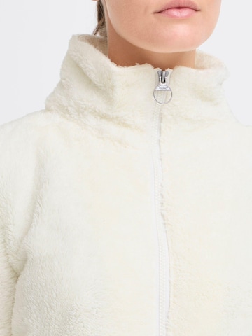 Oxmo Fleece Jacket 'Anneka' in White