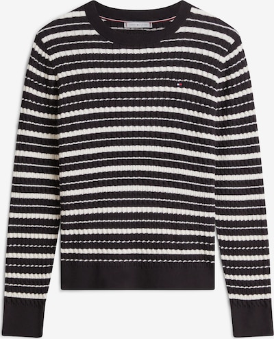TOMMY HILFIGER Pulover u crna / bijela, Pregled proizvoda
