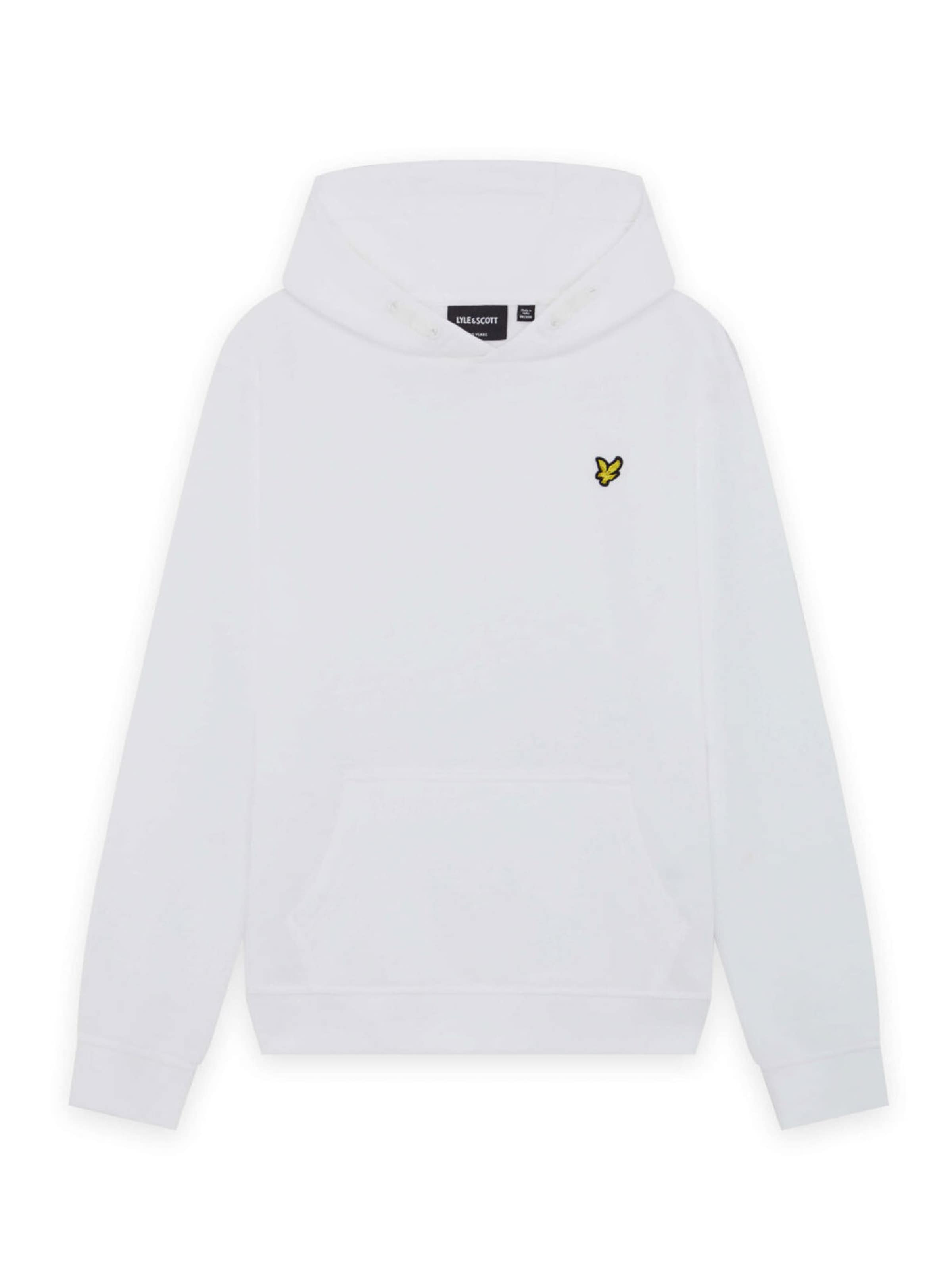 Sweat Lyle & Scott en blanc : devant