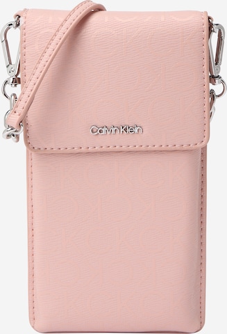 rožinė Calvin Klein Išmaniojo telefono dėklas: priekis