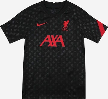 NIKE Performance Shirt 'Liverpool FC' in Black: front