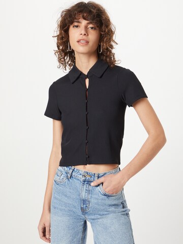 Abercrombie & Fitch Shirt in Zwart: voorkant