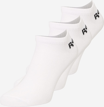 Chaussettes de sport Reebok en blanc : devant