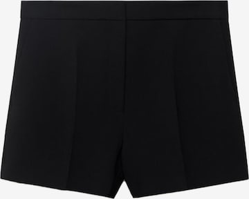 MANGO Pleated Pants in Black: front