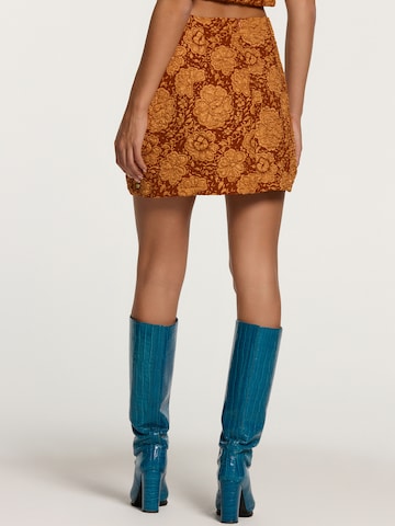 Shiwi Skirt 'Tula Jaquard' in Orange