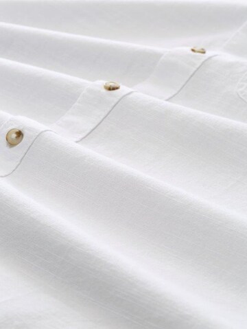 TOM TAILOR Regular fit Button Up Shirt in White