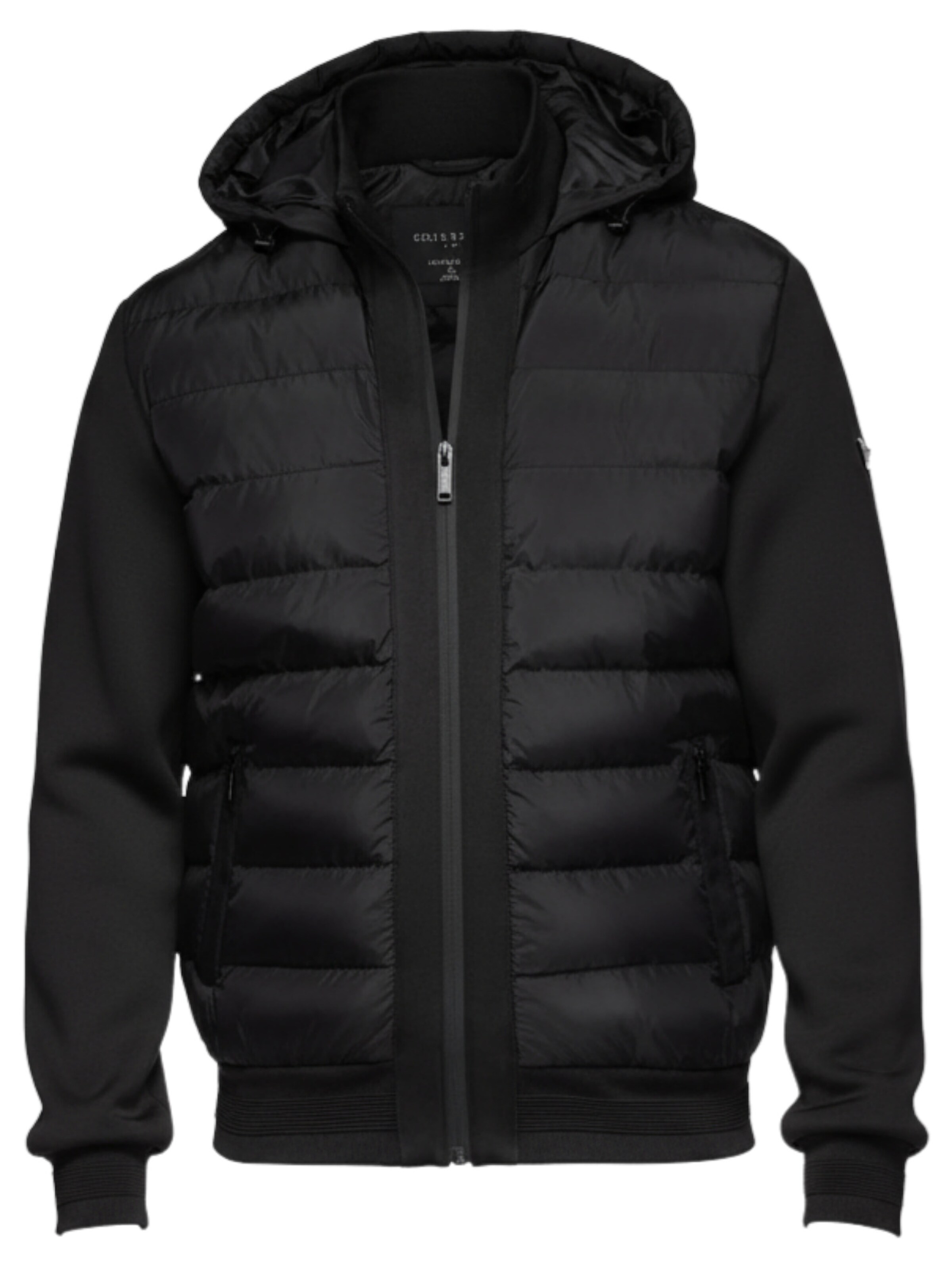 Ombre Tussenjas in Zwart: voorkant