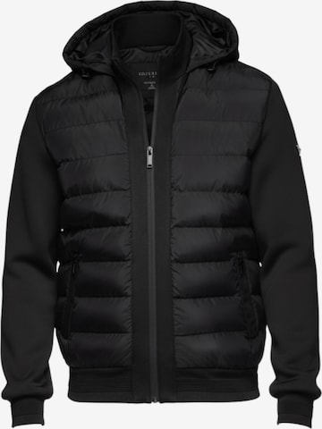 Ombre Übergangsjacke in Schwarz: Vorderseite