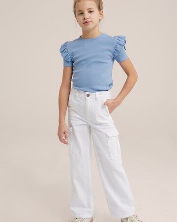 WE Fashion Tričko – modrá