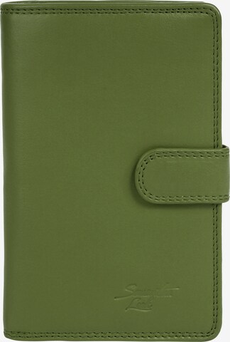 Samantha Look Wallet in Green: front