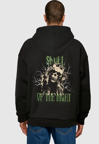 Merchcode Sweatshirt 'Halloween - Skull Of The Night V2' in Schwarz: Vorderseite