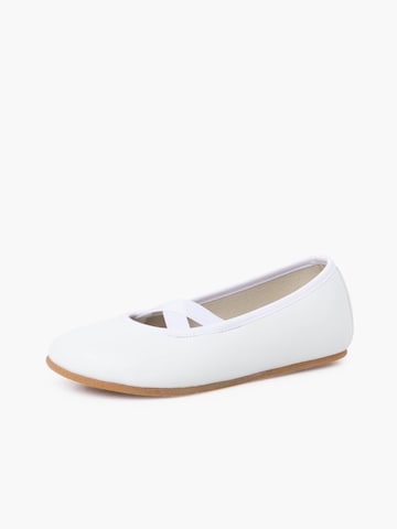 Pisamonas Ballerina‌‌‌‌ in Weiß: Vorderseite