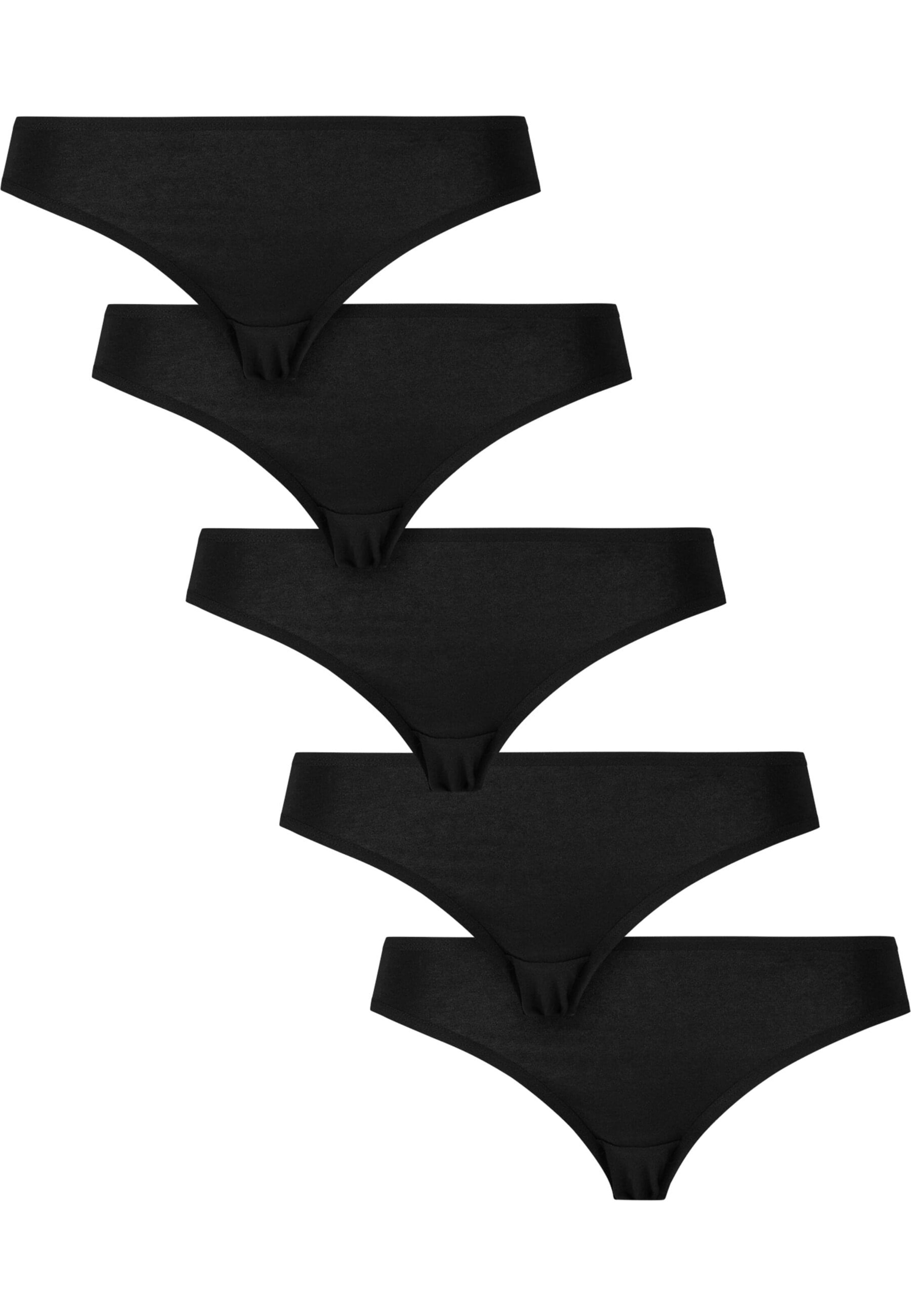 Urban Classics Slip in Zwart: voorkant