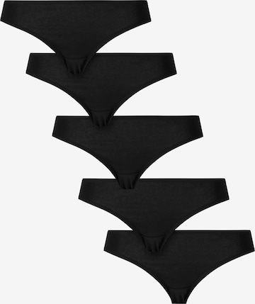 Urban Classics Slip in Schwarz: Vorderseite