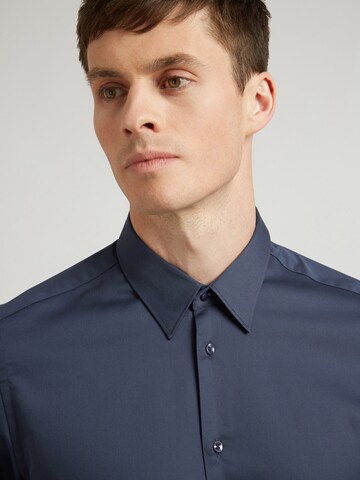 Coupe slim Chemise Ted Baker en bleu