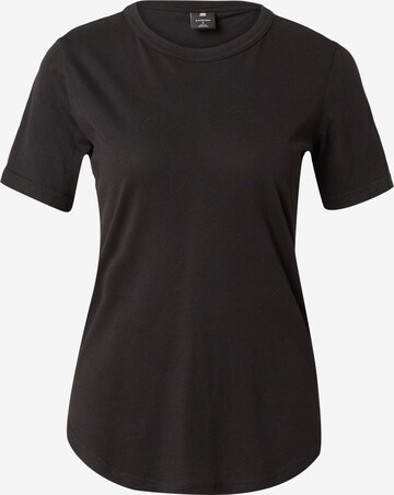 T-shirt G-Star RAW en noir : devant