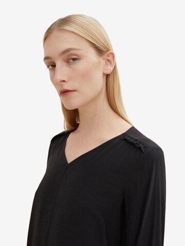 TOM TAILOR Blouse in Black