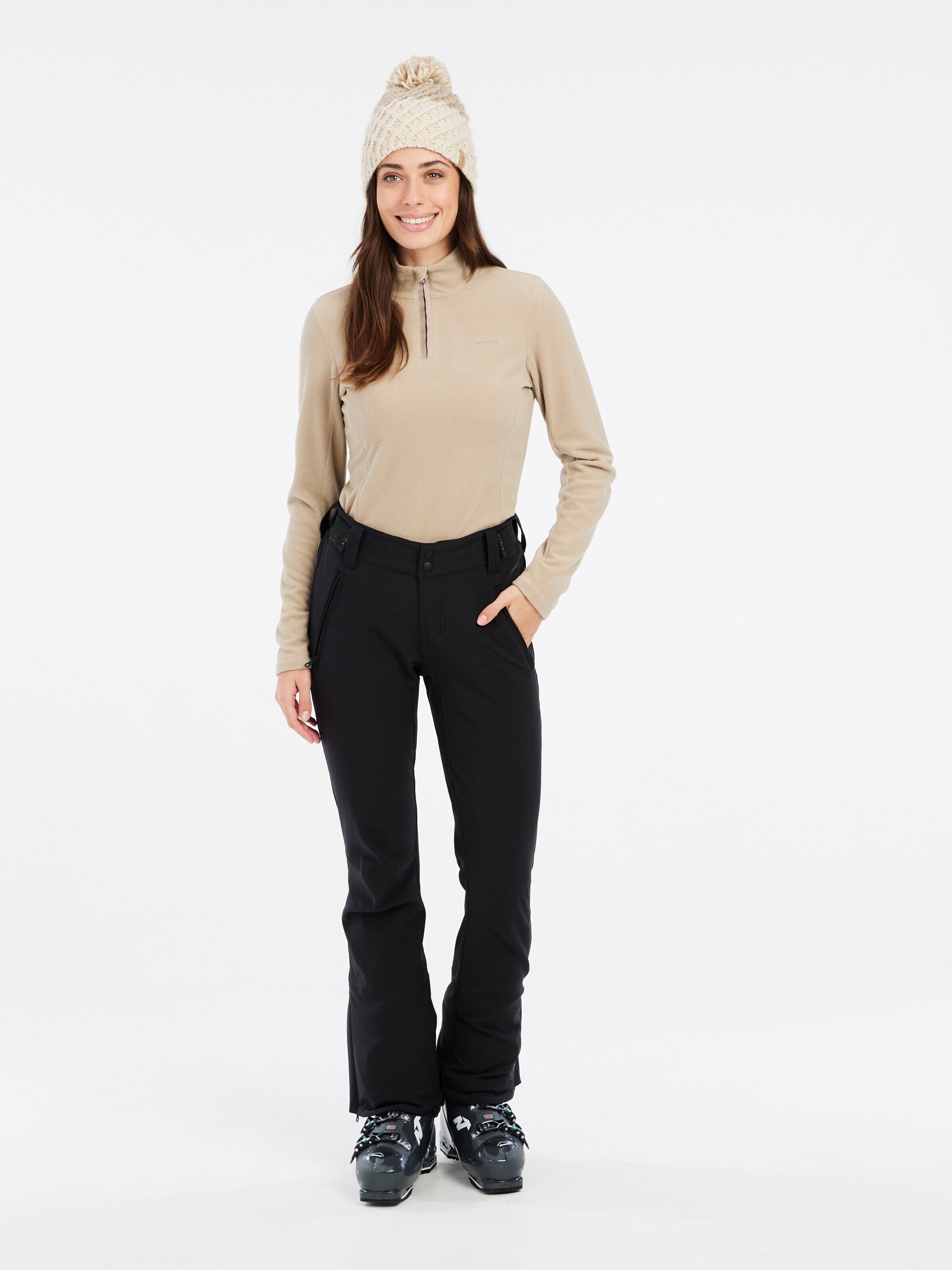 PROTEST Athletic Sweatshirt 'MUTEZ' in Brown