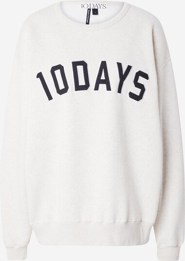 10Days Sweatshirt 'THE STATEMENT' in creme / schwarz, Produktansicht