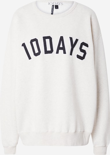 10Days Sweatshirt 'THE STATEMENT' in creme / schwarz, Produktansicht