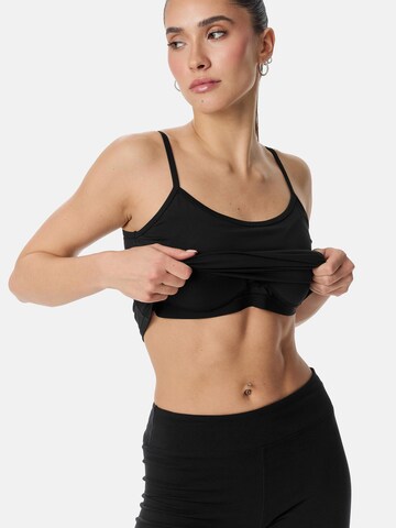 Cardio Bunny Top sportowy 'PILATES BUILT-IN BRA TANK TOP' w kolorze czarny