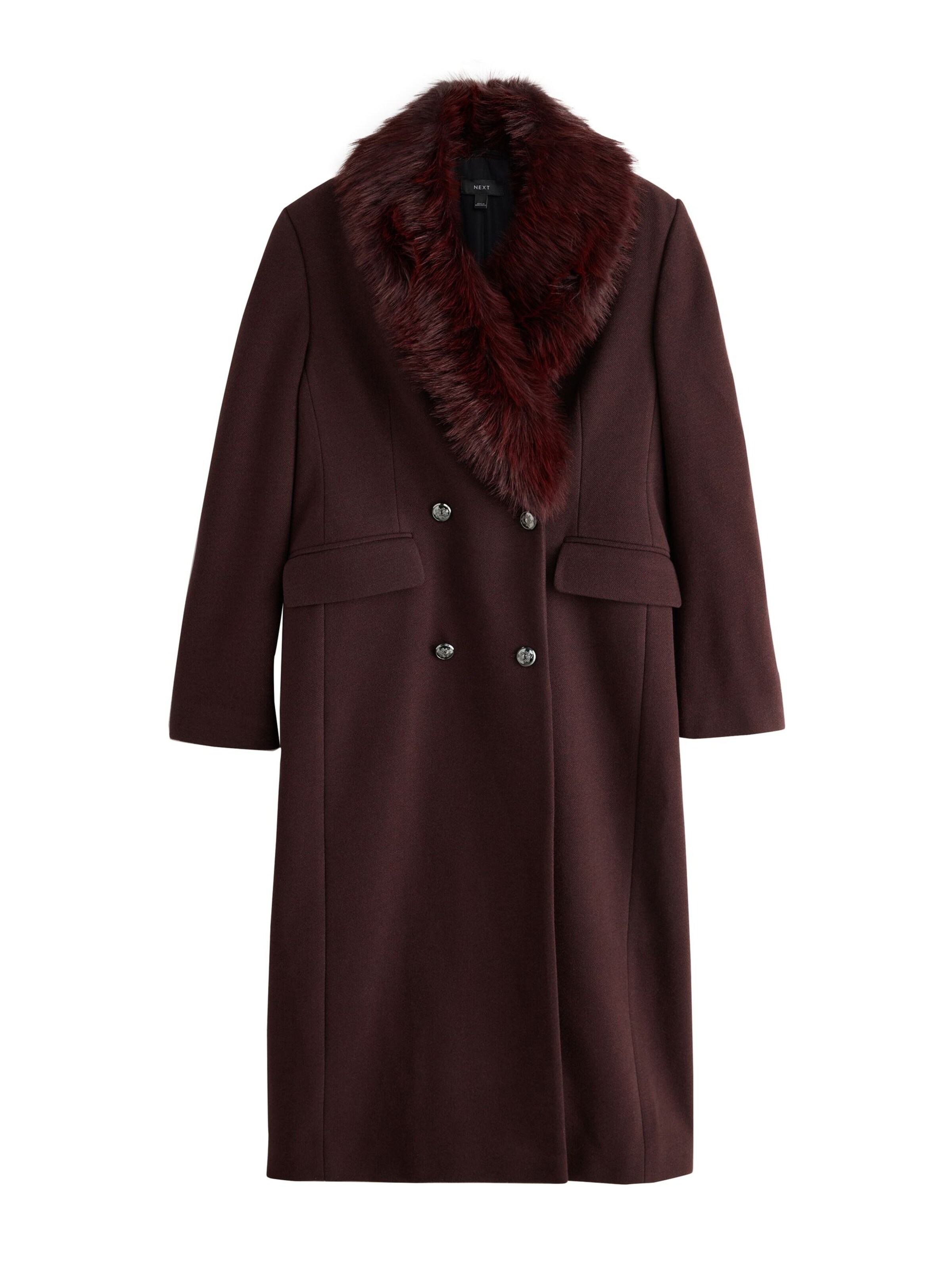Next Winter coat in Red: front