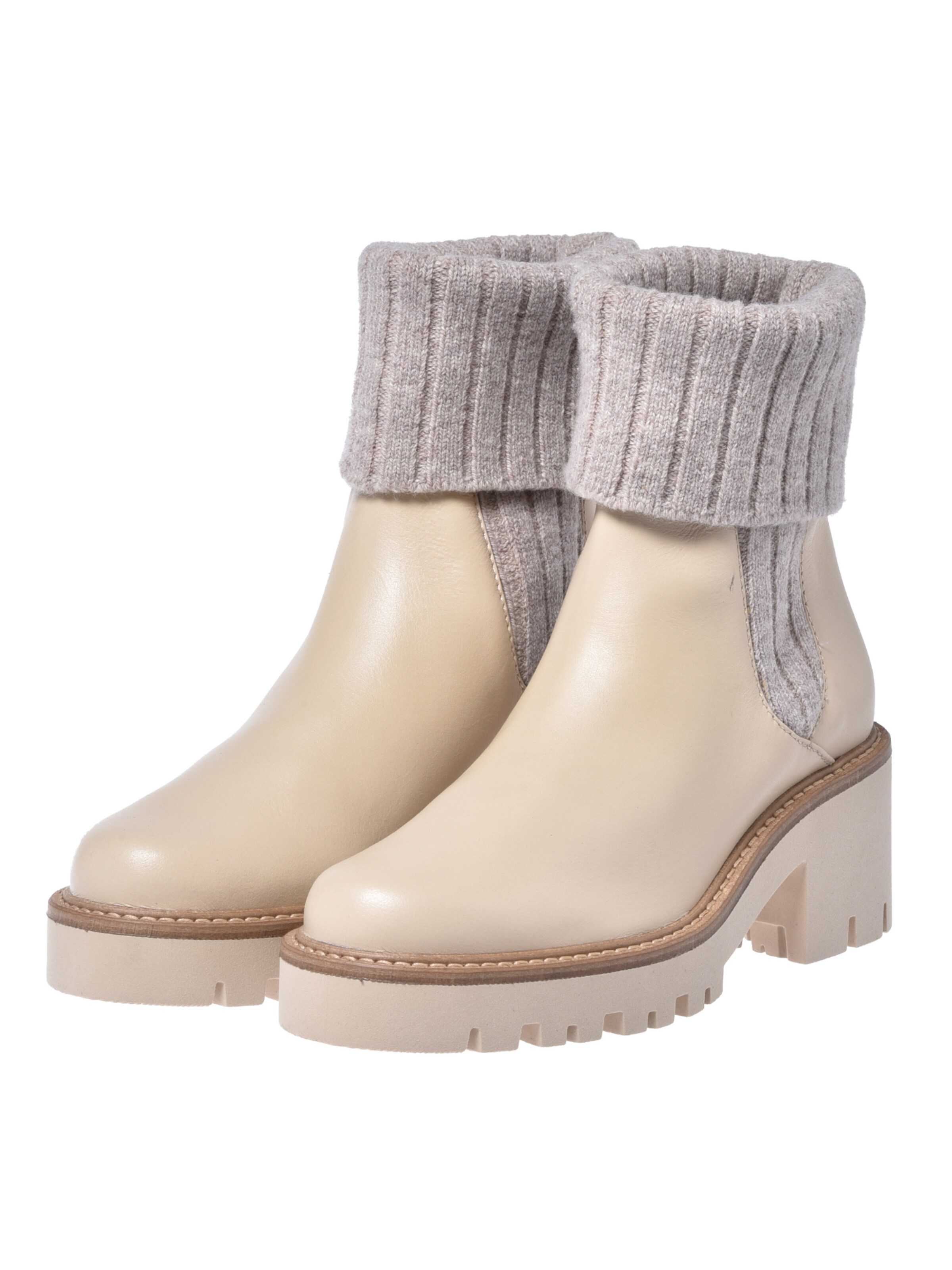 BALDININI Enkellaarsje in Beige