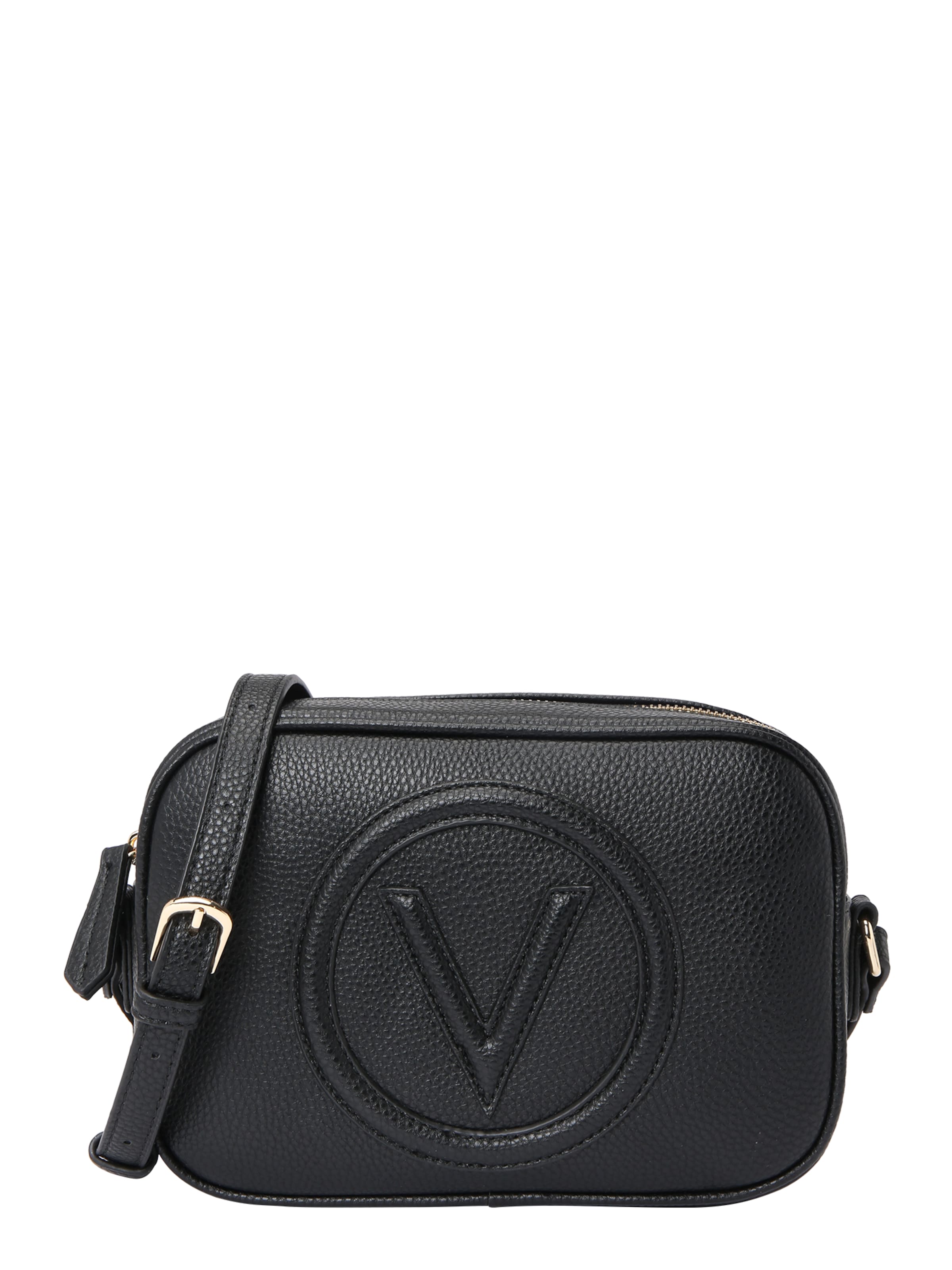 VALENTINO Чанта с презрамки в черно: отпред