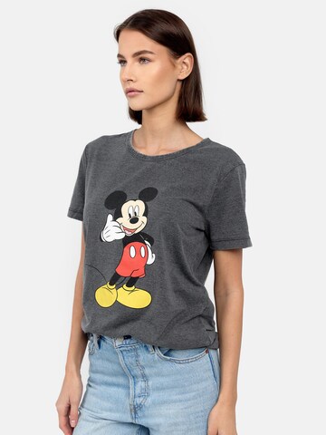 Recovered Тениска 'Mickey Mouse Phone' в сиво