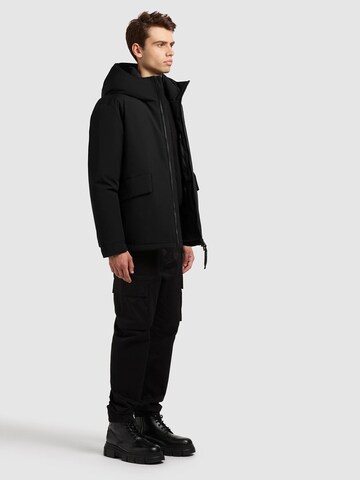 Veste d’hiver 'Oreg' khujo en noir