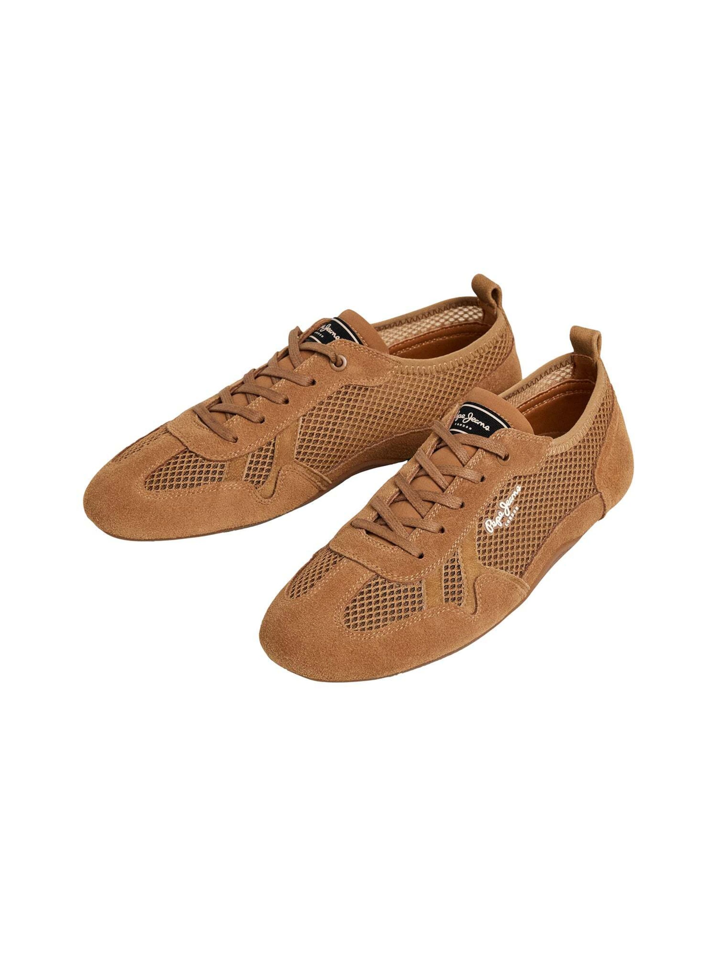 Pepe Jeans Sneaker 'Noa Net' in Braun