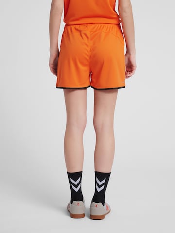 Hummel - regular Pantalón deportivo en naranja