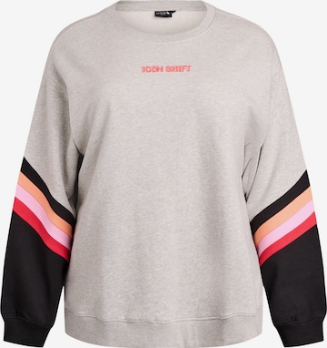 pilka Active by Zizzi Megztinis be užsegimo 'ANJI': priekis