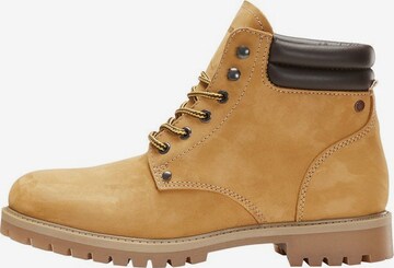 JACK & JONES - Botas con cordones 'Stoke' en marrón