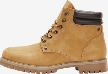 JACK & JONES Schnürboots 'Stoke' in Braun