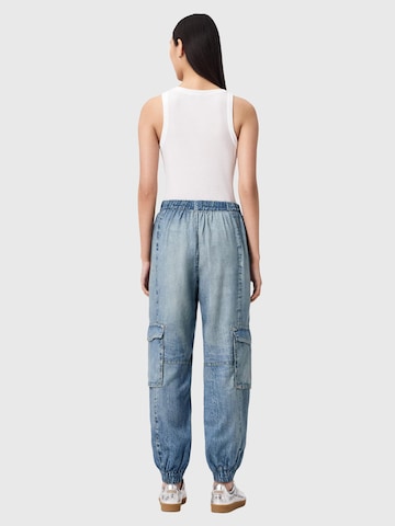 AllSaints Дънки Tapered Leg Карго дънки 'SELMA' в синьо