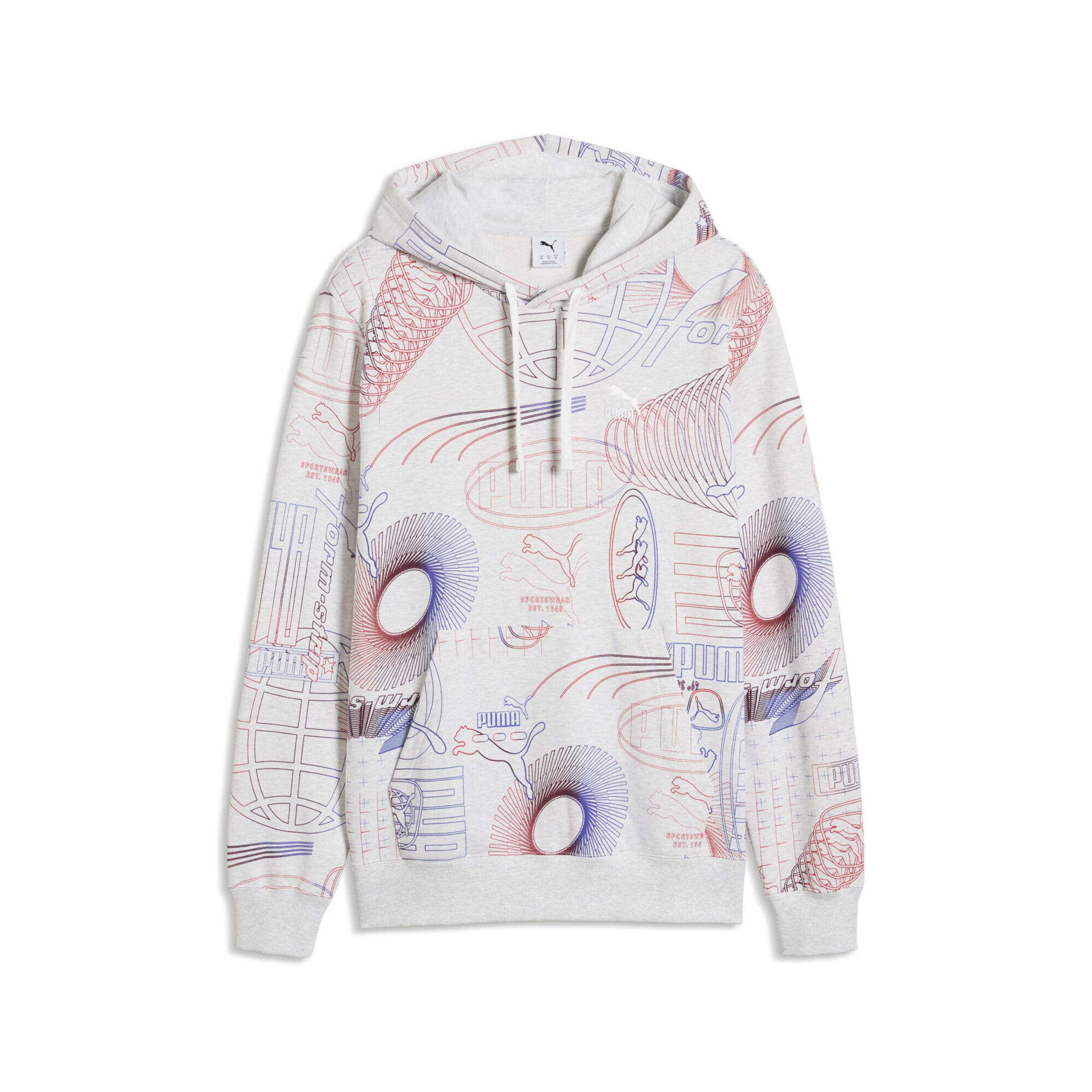 PUMA Sports sweatshirt 'Essentials' in White: front